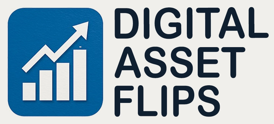 DigitalAssetFlips.com Logo - Digital Asset Flipping Resources and Guides